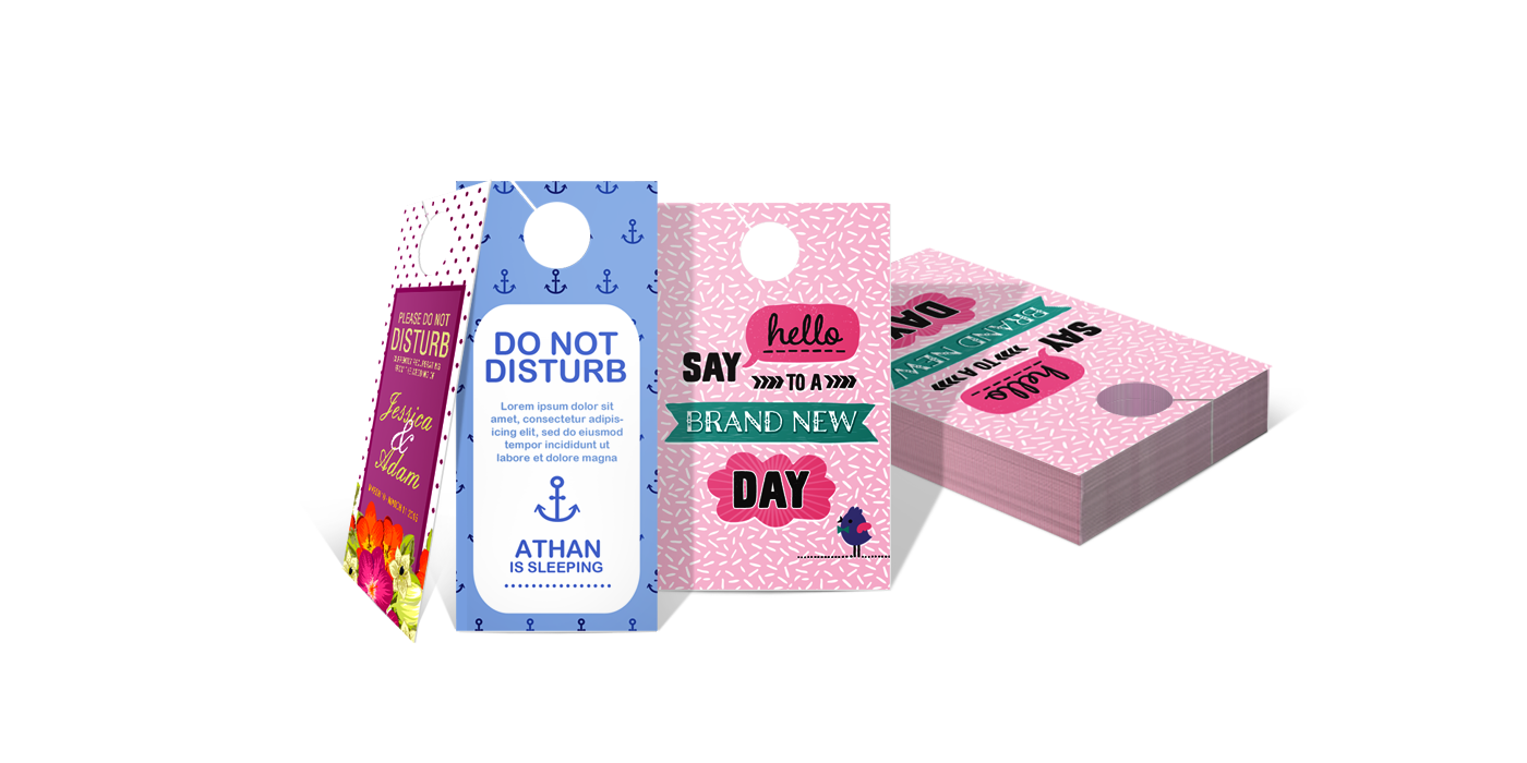 Custom Door Hanger Printing UPrinting
