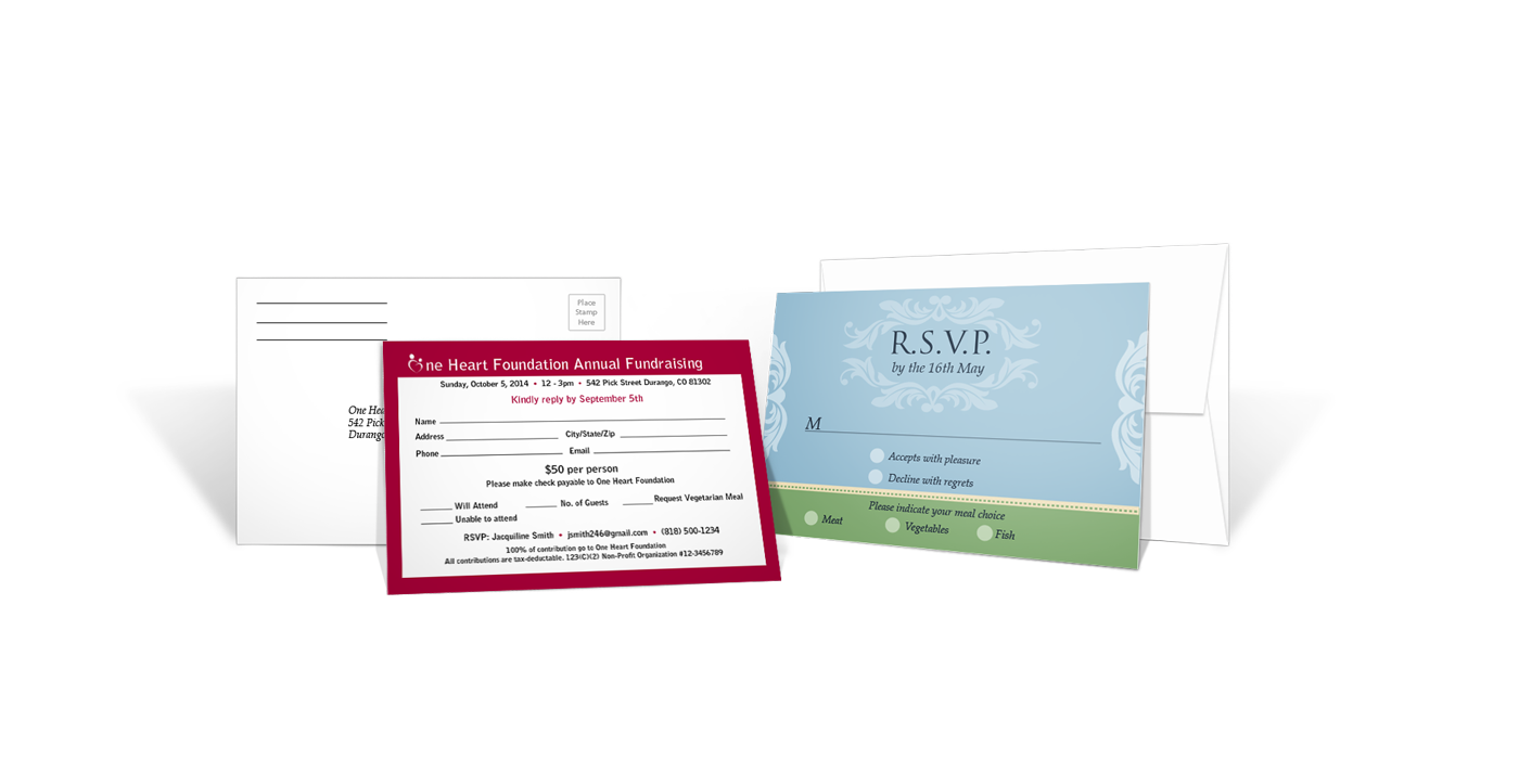RSVP Cards Response Cards Printing