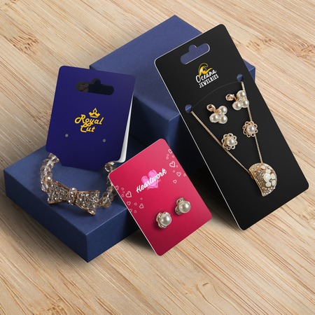 Custom Printed Jewelry Hang Tags Gloss Or Matte Uprinting